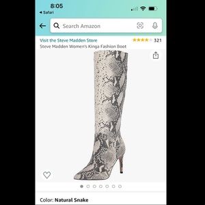 COPY - Steve Madden Snakeskin Women’s Kinga Fashion Boot